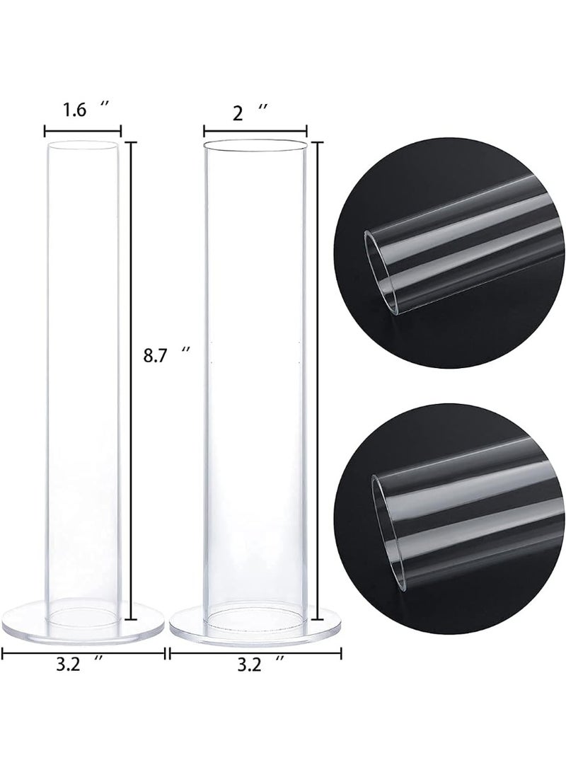 2PCS أكريليك Scrunchie حامل المنظم؟ الشعر روابط عرض الوقوف، منظم لسوارات سوار - Image 2